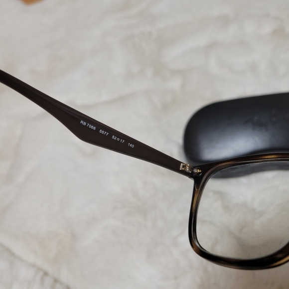 Ray Ban Eyeglasses Frames RB7066 OPTICS Polished Havana Tortoiseshell  Brown - Picture 7 of 11